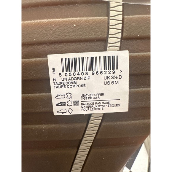 Clarks Unstructured Taupe Leather Slip On Loafers NEW Shoes Women's Size 6M - Picture 6 of 7